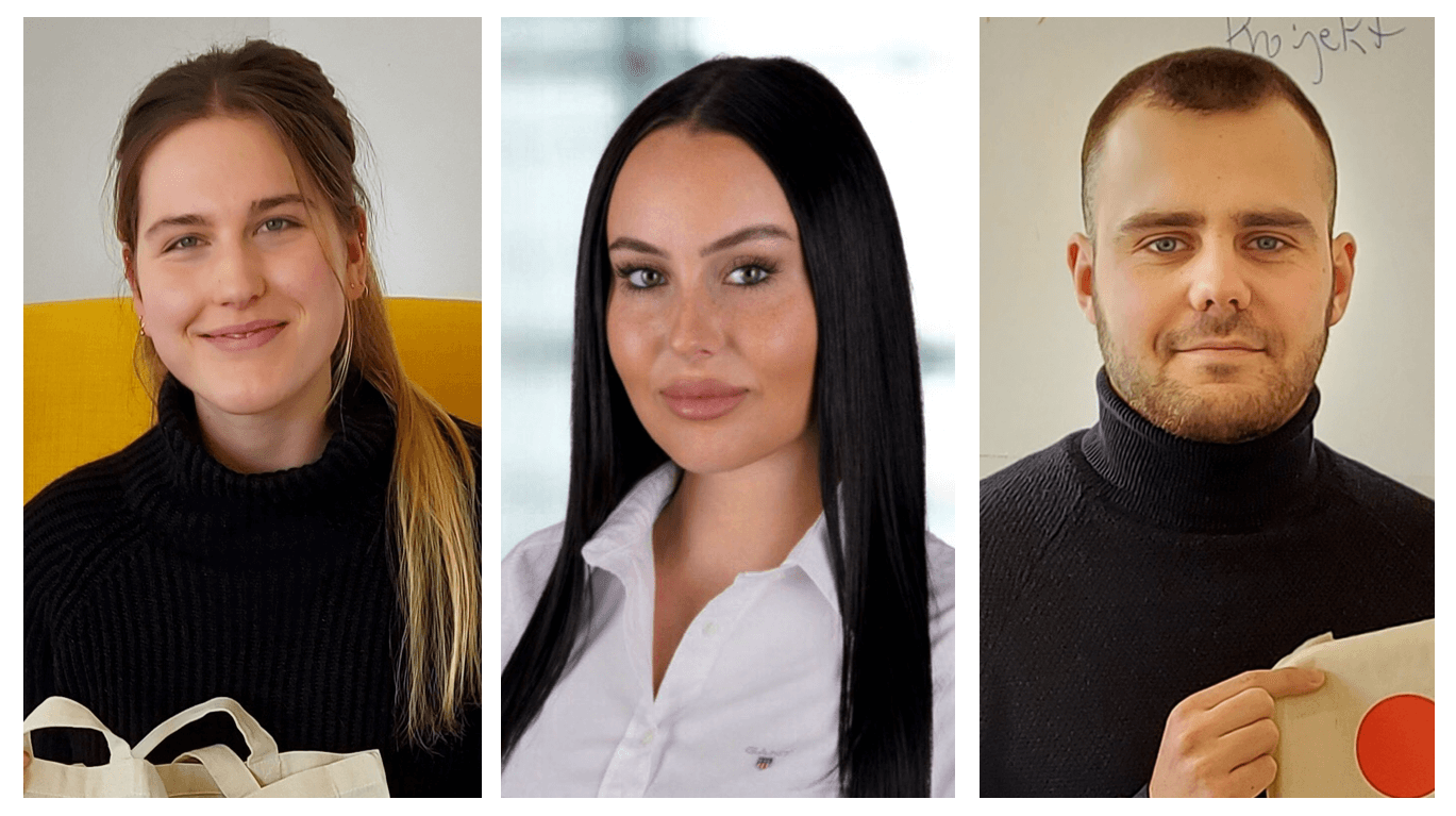 Welcome to the Team Katharina, Vanessa and Max!