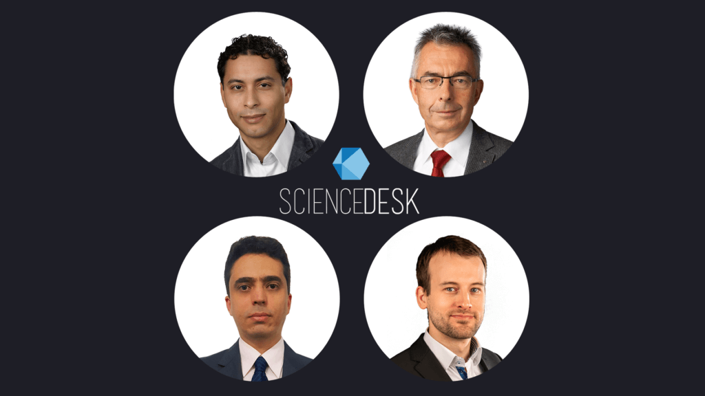 Team ScienceDesk: Dr. Carlos Viol Barbosa, Prof. Dr. Ehrenfried Zschech, Thiago Cangussu, Dr. Stephan Meschke