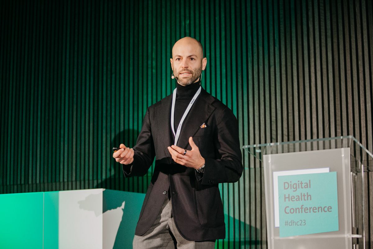 Alexander Krause panthr auf der Bitkom Digital Health Conference 2023
